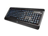 AZIO Large Print Tri-Color Illuminated Keyboard KB505U Black Wired Keyboard