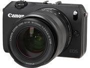 Canon EOS M (6609B074) Black Compact Mirrorless System Camera with EF-M 18-55mm f/3.5-5.6 IS STM Kit
