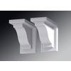 Yorkshire Decorative Brackets, White - 2 Pack