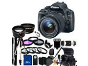 Canon EOS Rebel SL1 DSLR Kit with Canon 18-55mm IS STM Lens. Includes: Wide Angle & Telephoto Lenses, 3 Piece Filter Kit (UV-CPL-FLD), 4 Piece Macro Filter Set
