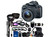 Canon EOS Rebel SL1 DSLR Kit with Canon 18-55mm IS STM Lens. Includes: Wide Angle & Telephoto Lenses, 3 Piece Filter Kit (UV-CPL-FLD), 4 Piece Macro Filter Set