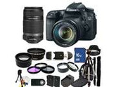 Canon EOS 70D DSLR Camera with 18-135mm STM & 55-250mm Lenses - Kit 3