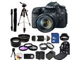 Canon EOS 70D DSLR Camera with 18-135mm STM f/3.5-5.6 Lens - Kit 1