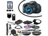 Canon EOS Rebel T3i Digital SLR Camera With 18-55mm Lens & Ultimate Accessory Bundle
