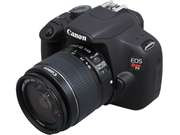 Canon EOS Rebel T5 9126B003 Black 18.0 MP Digital SLR Camera w/ EF-S 18-55mm IS II Lens