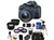 Canon EOS Rebel SL1 DSLR Camera with EF-S 18-55mm f/3.5-5.6 IS STM Lens. Includes 0.45X Wide Angle Lens, 2X Telephoto Lens, 3 Piece Filter Kit(UV-CPL-FLD), 16GB