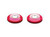 Compucessory CCS50922 Portable Bluetooth Speaker, 1 W, 3.5 in. x 3.5 in. x .7 in., Red