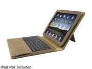 Compucessory Keyboard/Cover Case (Portfolio) for iPad - Tan - Plastic