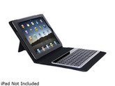 Compucessory Keyboard/Cover Case (Portfolio) for iPad - Black - Plastic