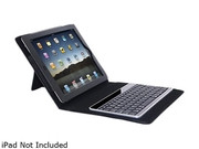 Compucessory Keyboard/Cover Case (Portfolio) for iPad - Black - Plastic