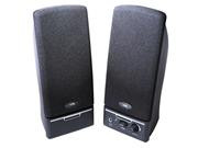 Cyber Acoustics CA-2012RB 2.0 Desktop Speaker System - Black