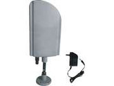 Digiwave ANT4008 Indoor & Outdoor TV Antenna with Booster - CUL Approval Adaptor, Silver Color