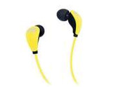 Glow Series Earbuds Yellow with Mic and Control Button