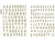 Sticko 242634 Sticko Susy Ratto Brush Letter Stickers 1 in. -Golden Foil