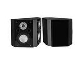 Fluance XLBP-DW Wide Dispersion Bipolar Surround Sound Speakers for Home Theater-Dark Walnut