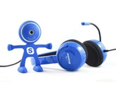 Skype Starter Kit - HD Webcam and Headset (blue)