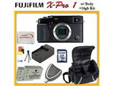 Fujifilm X-Pro 1 16MP Digital Camera with APS-C X-Trans CMOS Sensor Body Only & SSE 16gb Adventure Bundle