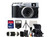 Fujifilm X100S Digital Camera Kit. Includes: 64GB Memory Card, High Speed Memory Card Reader, Extended Life Replacement Battery, Charger, Slave Flash, Gripster