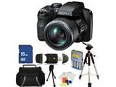 Fujifilm FinePix S8200 Digital Camera (Black) Kit 1