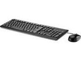 HP B1T09AT#ABA Black Wired Keyboard and Mouse with Mouse Pad