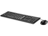 HP B1T13AT#ABA Black Wired Keyboard and Mouse with Mouse Pad
