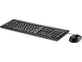 HP Stylish USB Keyboard and Mouse H4B80AA#ABA Black Wired Keyboard