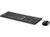 HP Stylish USB Keyboard and Mouse H4B80AA#ABA Black Wired Keyboard