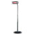 Offset Pole Mounted Stainless Steel Infrared Patio Heater