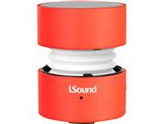 i.Sound ISOUND-5318 Red Fire Waves Rechargeable Portable Bluetooth Speaker + Speakerphone