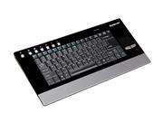 IOGEAR GKM611B Black Bluetooth Wireless Multi-Link Keyboard with Touchpad
