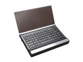 IOGEAR GKM571R Black RF Wireless Keyboard with Trackball, Scroll Wheel and Backlight LED