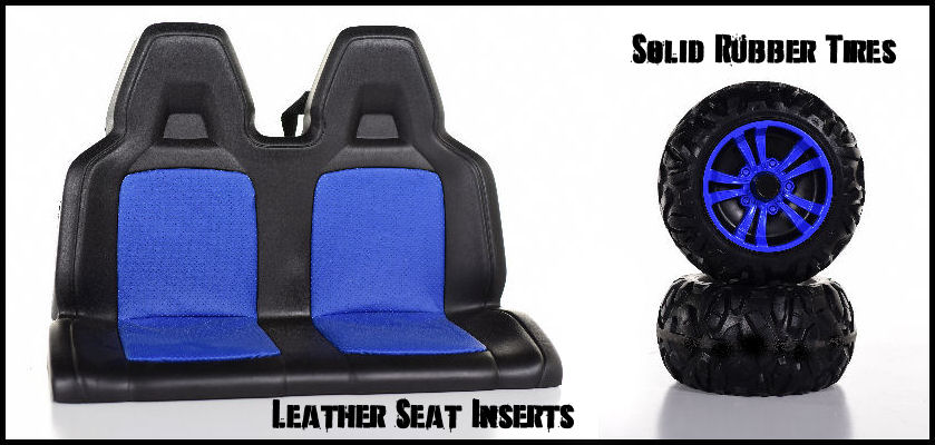 36 volt ride on with rubber tires