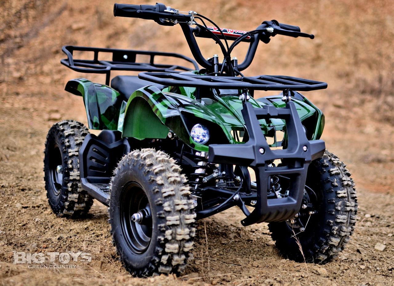 Sonora 24v 350w Kids 4 Wheeler Atv Green Camo Big Toys Green Country