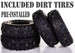 rubber tires 24v Titan ATV