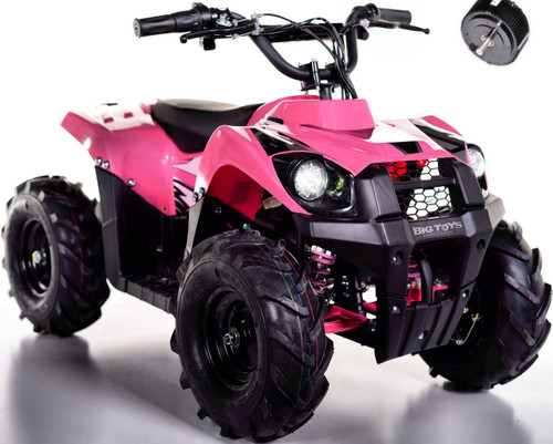 Super Sport 36V 500W Kids 4-Wheeler Quad - Pink
