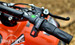 Orange Monster ATV twist throttle handlebar brake 