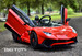 red Lambo with vertical working doors ride on car 