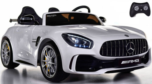 Two-Seat AMG GT-R Mercedes-Benz Ride On Toddler Car - White