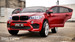BMW X6 front view doors red 