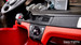BMW X6 dashboard red