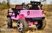 rear view tail lights sport doors pink lifted crawler