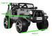 dimensions for lifted truck ride on crawler