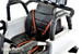 leather seat roll bar white lifted crawler