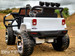 rear view tail lights white lifted crawler rubber tires
