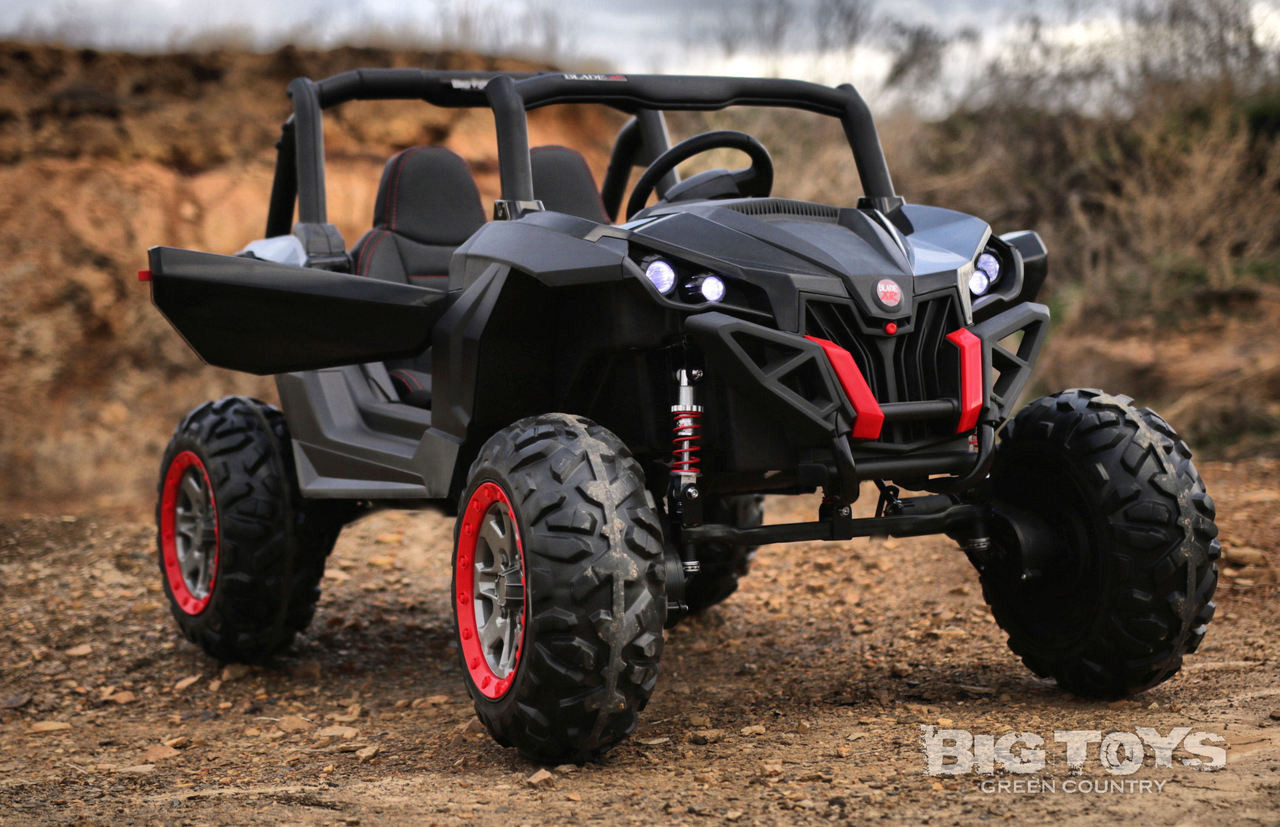 Kids Power Wheel Utv With Rubber Tires