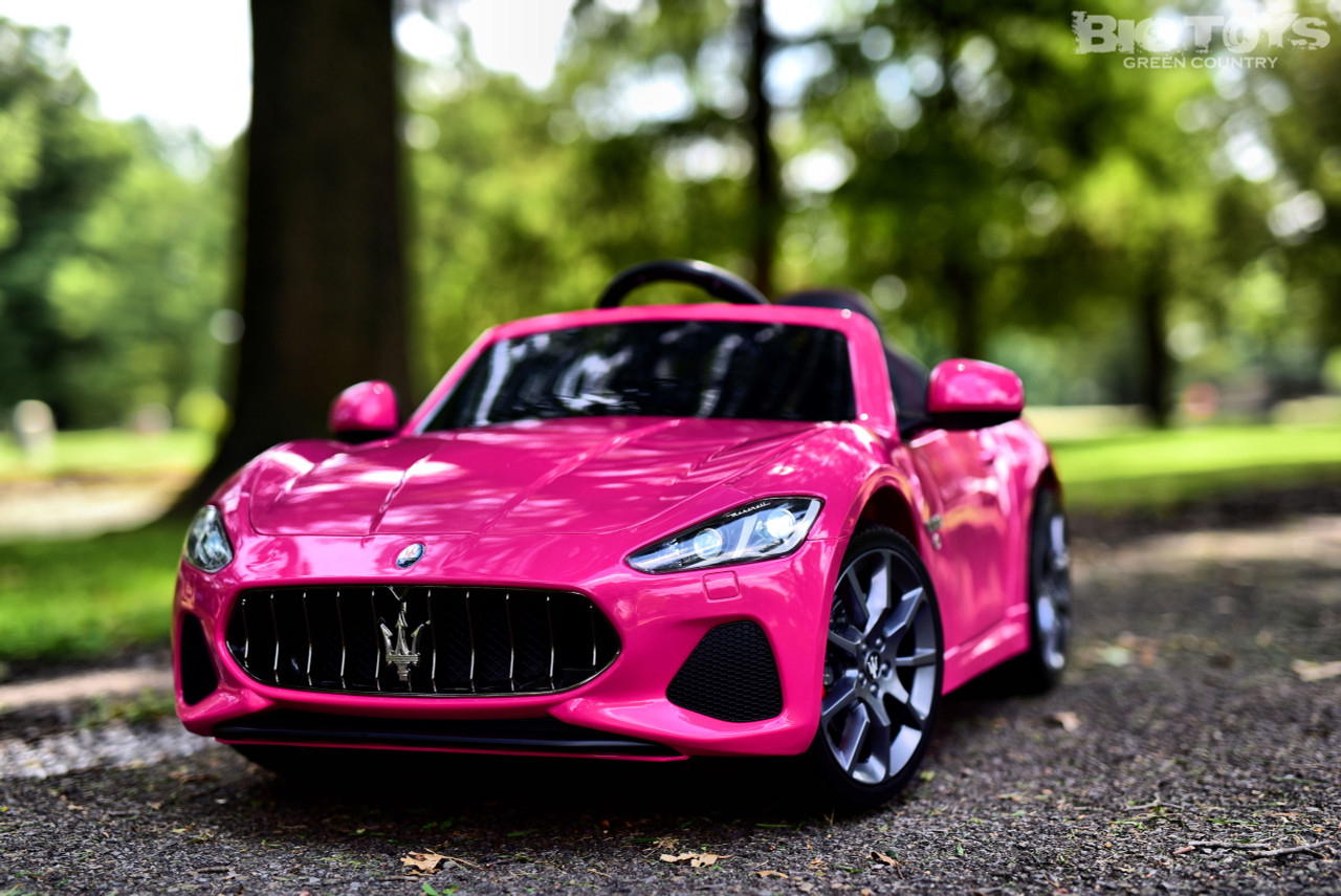pink maserati toy car