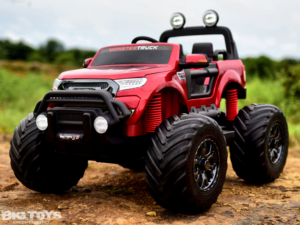 monster truck power wheels with remote control