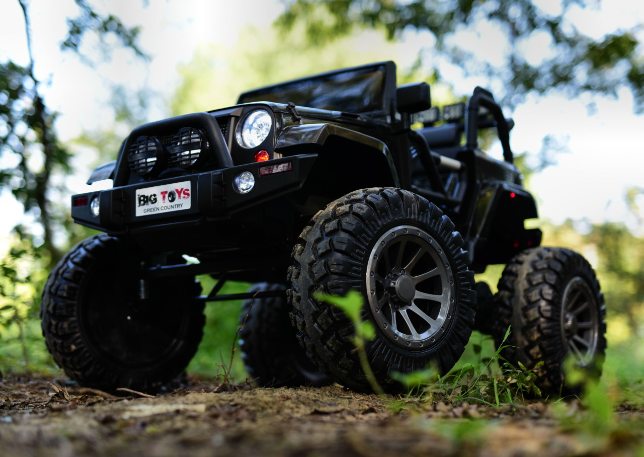 24v monster lifted ride on crawler truck