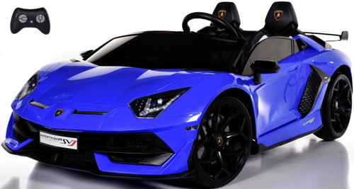 24v Drift Lamborghini Ride On Car w/ Parental Remote & Drift Tires - Blue
