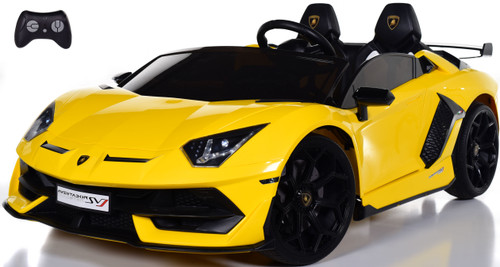 24v Drift Lamborghini Ride On Car w/ Parental Remote & Drift Tires - Yellow